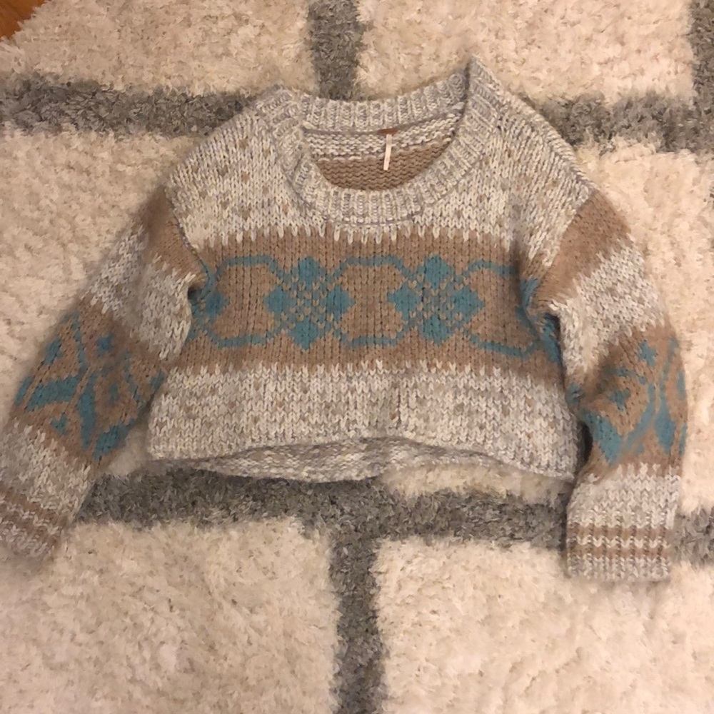 Free people cropped sweater